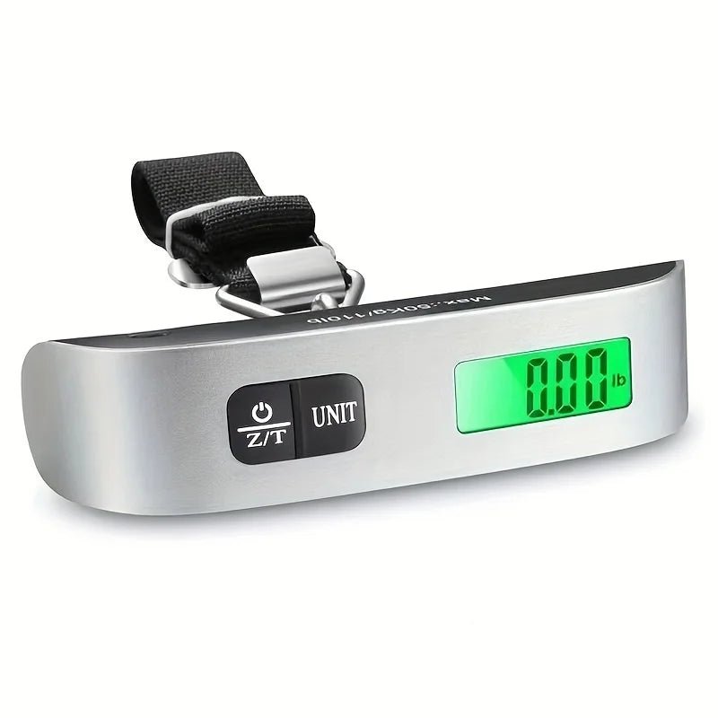 110lb/50kg Portable Scale Digital LCD Display Electronic Luggage Hanging Suitcase Travel Weighs Baggage Bag Weight Balance Tools - Skybound Travel