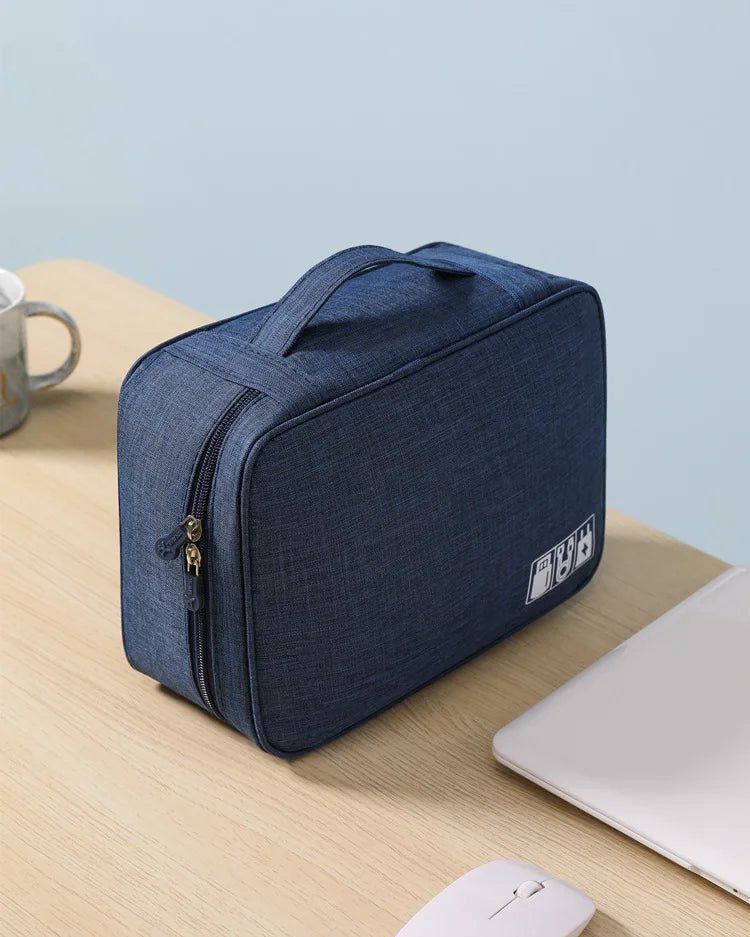 Cable Storage Bag Waterproof Digital Electronic Organizer Portable USB Data Line Charger Plug Storage Bag Travel Cable Organizer - Skybound Travel