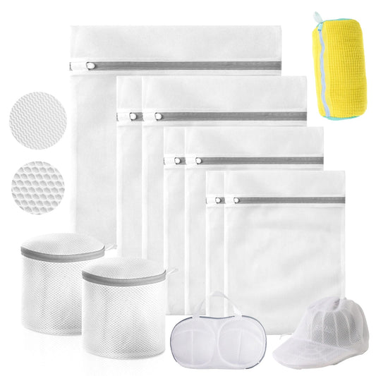 Fine Net Laundry Bag Clothing Care Washing Machines Dirty Laundry Basket Travel Shoes Mesh Bags Woman Bra Clothes Organizer - Skybound Travel