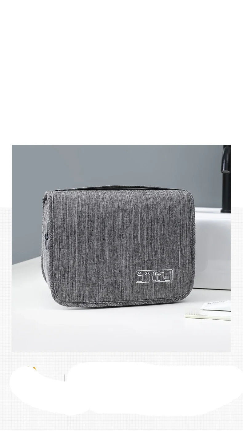 Men's Oxford Fabric Portable Toiletries Bag Organizer Travel Storage Pouch - Skybound Travel