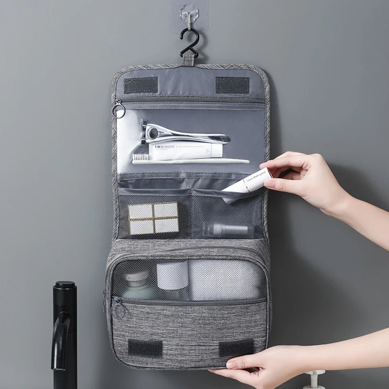 Men's Oxford Fabric Portable Toiletries Bag Organizer Travel Storage Pouch - Skybound Travel