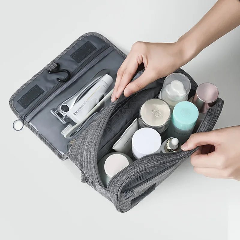 Men's Oxford Fabric Portable Toiletries Bag Organizer Travel Storage Pouch - Skybound Travel