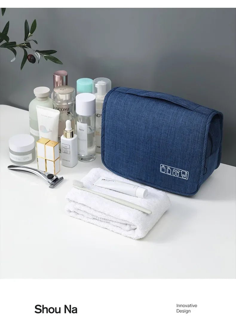Men's Oxford Fabric Portable Toiletries Bag Organizer Travel Storage Pouch - Skybound Travel