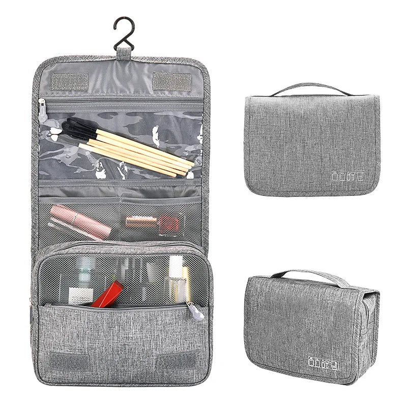 Men's Oxford Fabric Portable Toiletries Bag Organizer Travel Storage Pouch - Skybound Travel